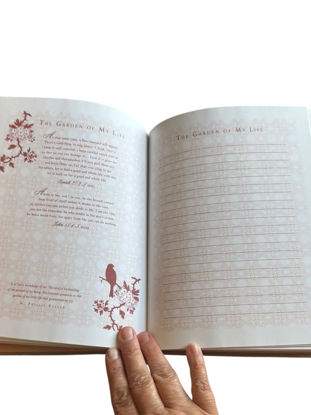 Quiet Reflections A Mother's Journal - Soft Floral Hardcover
